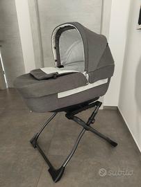 culla navicella peg Perego elite grey+bassined