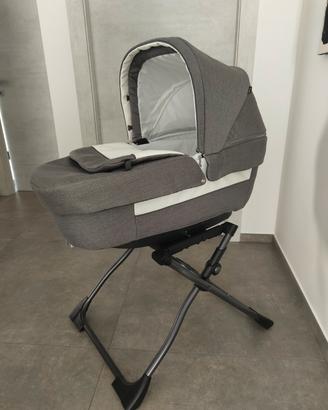 culla navicella peg Perego elite grey+bassined