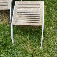 Sdraio in teck (2 pezzi )SCHONHUBER FRANCHI