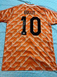 Maglia Ruud Gullit autografata certificata Beckett