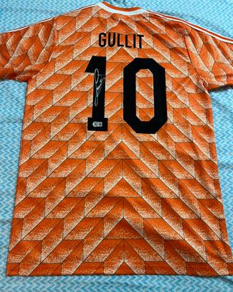 Maglia Ruud Gullit autografata certificata Beckett