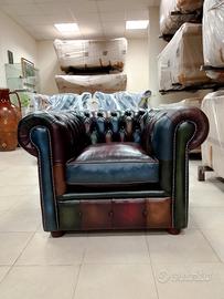 Nuova poltrona club chesterfield chester harlequin