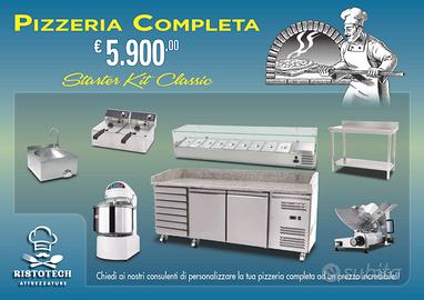 attrezzature per pizzeria completa