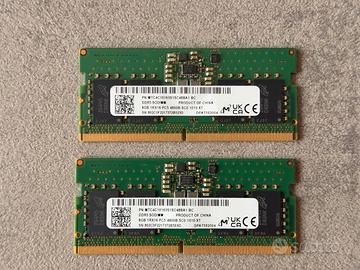 Memoria RAM DDR5 16 GB (2 X 8 GB) SODIMM