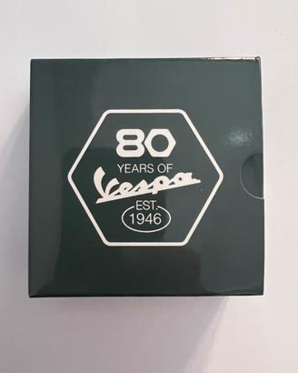Moneta 5 euro in argento 80 anni vespa