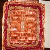 cesta rettangolare in vimini