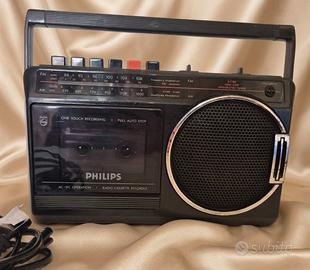 Radioregistratore Philips anno 1987 Funzionante