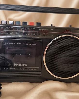 Radioregistratore Philips anno 1987 Funzionante