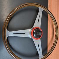 Volante in legno FIAT d’epoca – Ezio Nardi, raro 