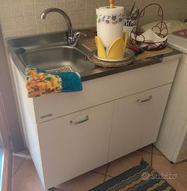 lavello acciaio armadiato