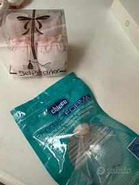 Scarpine rosa e ciuccio