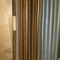 Barre filettate in ottone e in ferro zincato