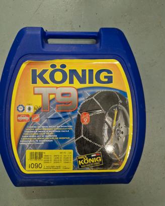 Catene neve KÖNIG T9 090 9 mm NUOVE