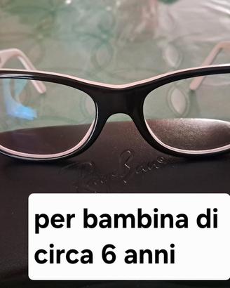 montatura per occhiali da vista senza lenti