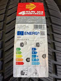 4 pneum. nuovi MOMO 245/45 R 19 98 W  4 stagioni