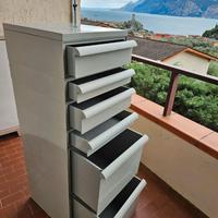 CASSETTIERA KARTELL DESIGN FUSSEL ANNI 70