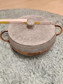 Pentola in pietra ollare 8L