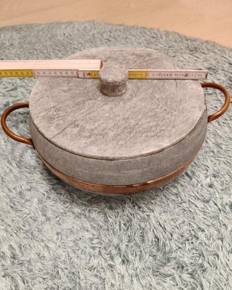 Pentola in pietra ollare 8L