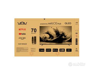SMART TV 70" VOV DIGITAL VLED-WB7024QLED