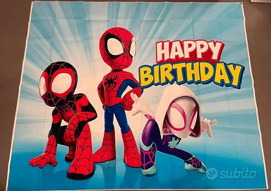 Decorazione per festa di compleanno di Spidey