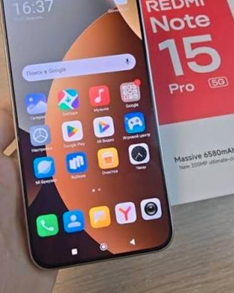 XIAOMI REDMI NOTE 15 PRO 5G ESIM 12/512 GB NUOVO 