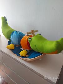 Coccodrillo dondolo soft wood