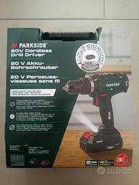 Set trapano avvitatore Parkside +  batteria 20V