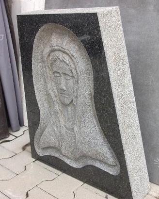 Scultura madonna in granito-marmo