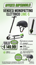 Monopattino elettrico 36v 350watt