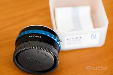 Adattatore novoflex ottiche Nikon su corpi sony e