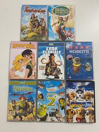 Set 8 dvd film per bambini, L’era glaciale, Shrek