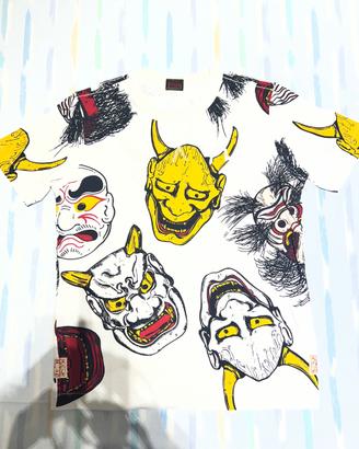 T-Shirt Evisu Demoni Giapponesi