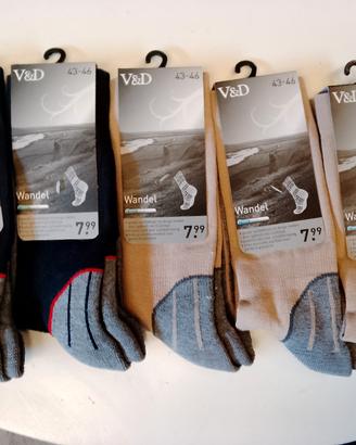 6  paia calze trekking  43/46