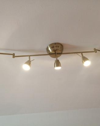 coppia lampadari con faretti 