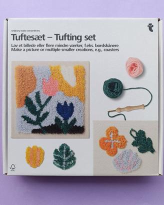 Kit per ricamo punch needle- quadro floreale