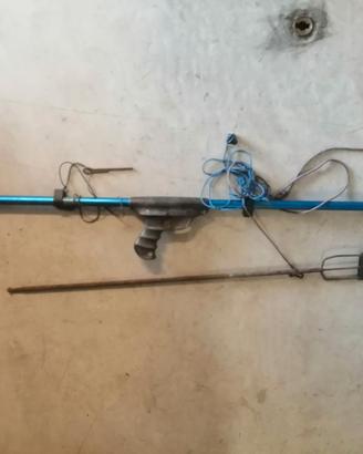 Fucile da pesca Saetta a molla vintage epoca
