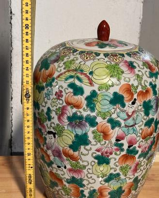 vaso ginger jar cinese in porcellana XX sec