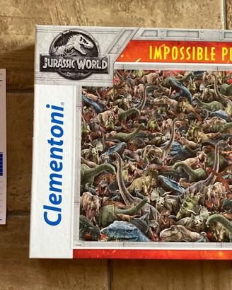 Puzzle Clementoni 1000 pezzi Jurassic World Imposs
