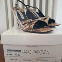 sandalo pitone Luciano Padovan tg 36,5