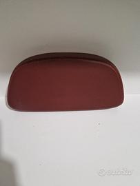 poggiaschiena pelle rosso per baule givi 