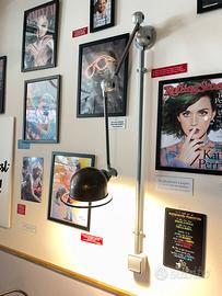 Lampada da parete vintage Jielde a due bracci