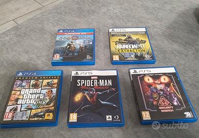 Vari giochi PlayStation 4/5 ; PS5
