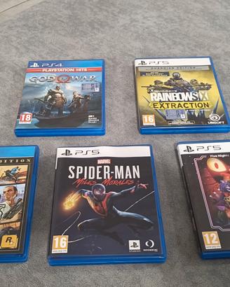 Vari giochi PlayStation 4/5 ; PS5