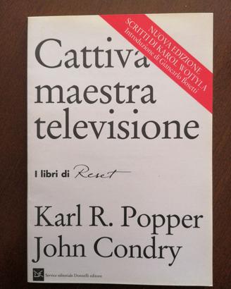 CATTIVA MAESTRA TELEVISIONE. Popper,Condry,Wojtyla