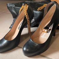 Decolletè nere con tacco Gianna Meliani n.38,5