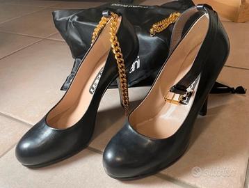 Decolletè nere con tacco Gianna Meliani n.38,5