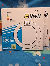 2 pz. - Lampada circolina fluorescente Reer