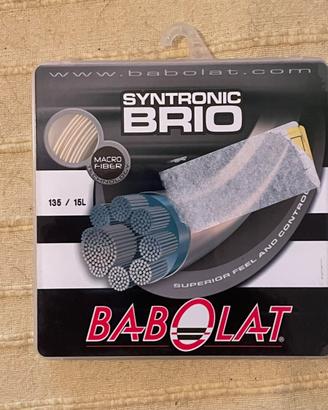10 pz corde babolat syntronic brio 135/15L