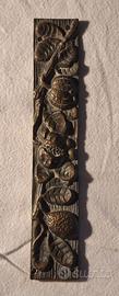 Placca salvadito antica in bronzo Venezia fine 800