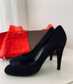 Bally suede nera n. 40